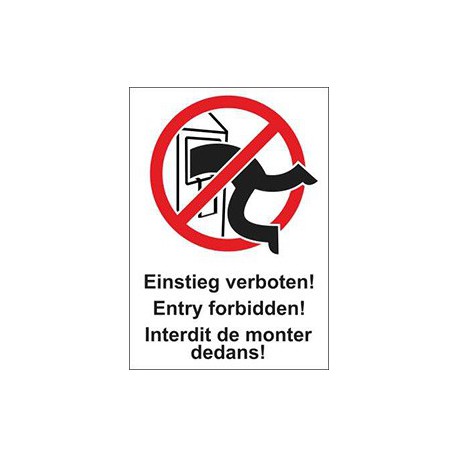 Entry forbidden - Sticker